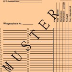 Wiegescheinmuster